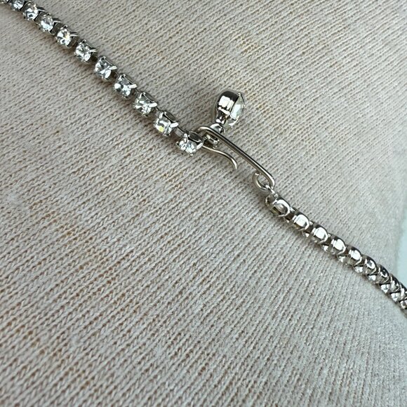 Stunning Vintage B David AB Red Rhinestone Full Parure Set Choker Bracelet Earri - Picture 12 of 16